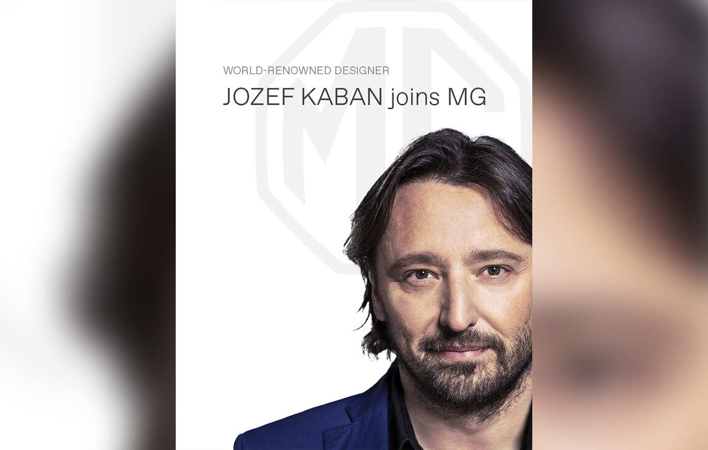 MG: Νέος Vice President του Global Design Center της MG ο παγκοσμίου φήμης σχεδιαστής Jozef Kaban!